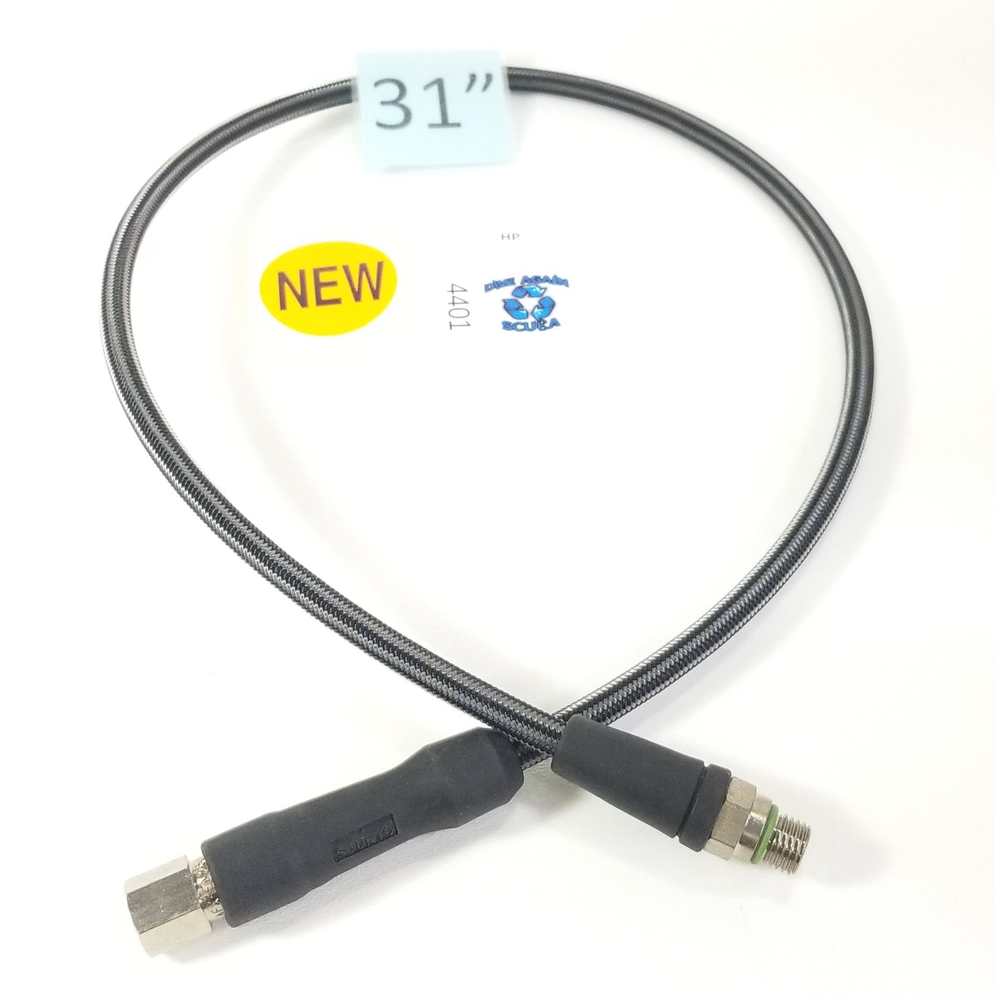 Suunto MiFlex HP High Pressure Carbon HD Hose 31.5" Braided Cobra XS Scuba 4401
