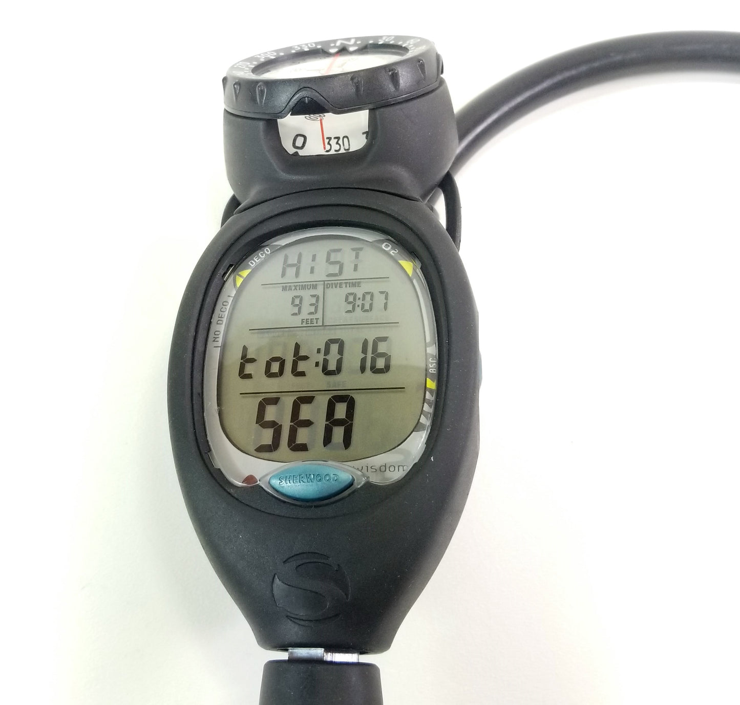 Sherwood WISDOM 2 Air Integrated Scuba Dive Air & Nitrox Computer + Compass