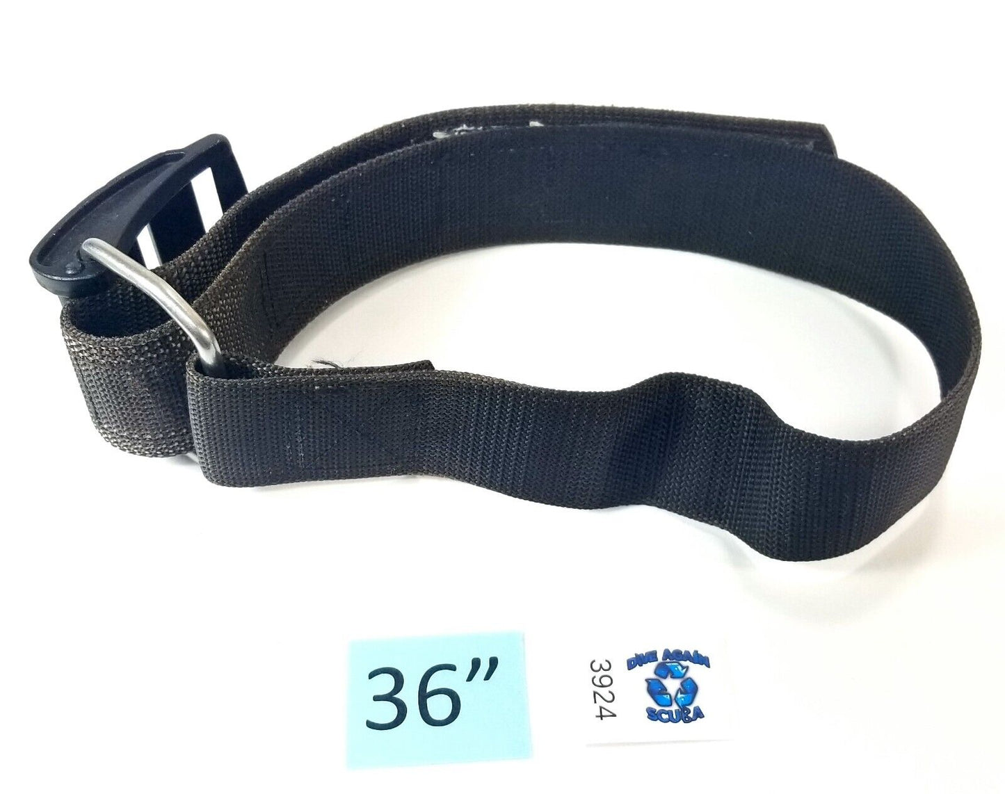 Cam Strap Adjustable BCD Tank Cylinder Strap Band, Buckle Scuba Diving Black 2"