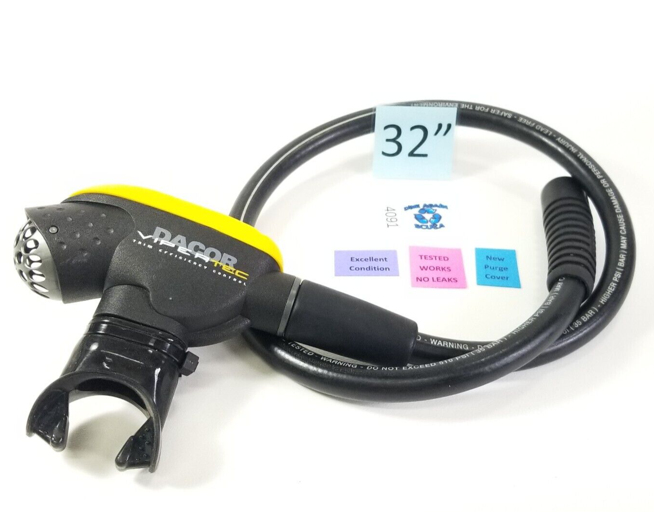 Dacor Viper Tec Octo 2nd Second Stage Regulator Scuba Dive Octopus (Mares MV)