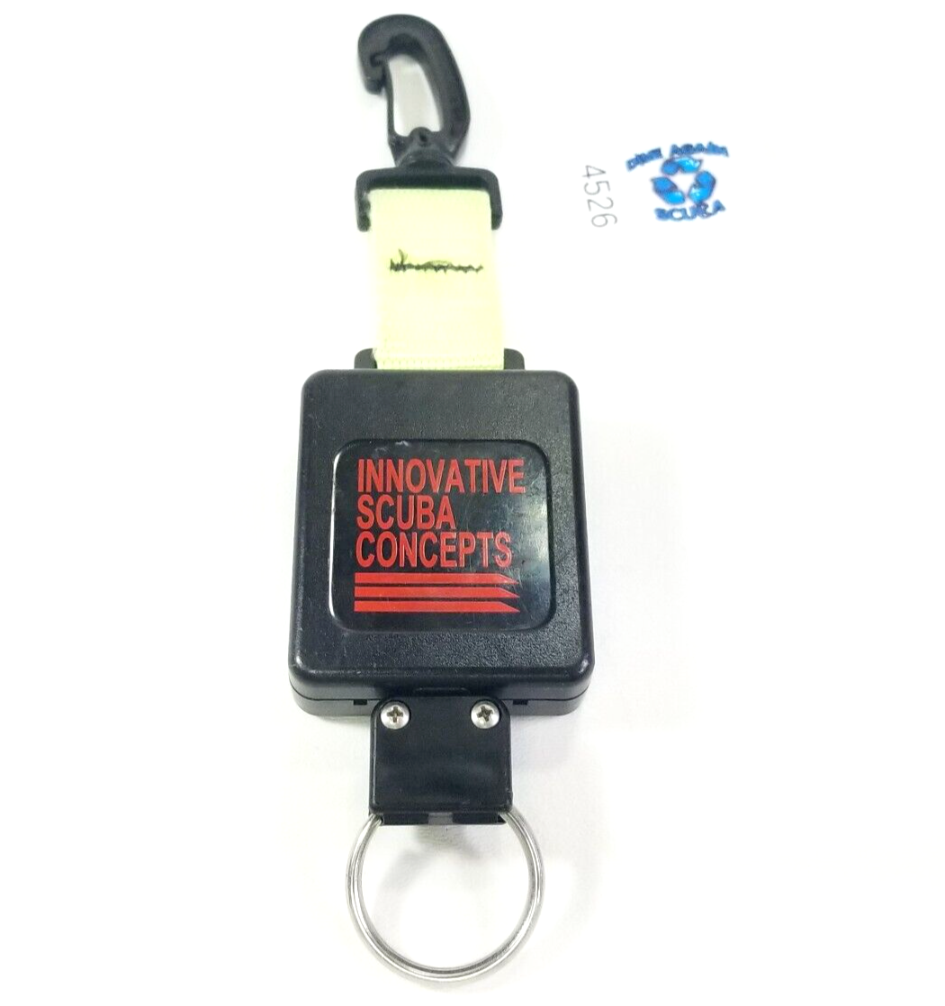 32" Innovative Scuba Concepts Retractor Dive Console Computer Retracter    #4526
