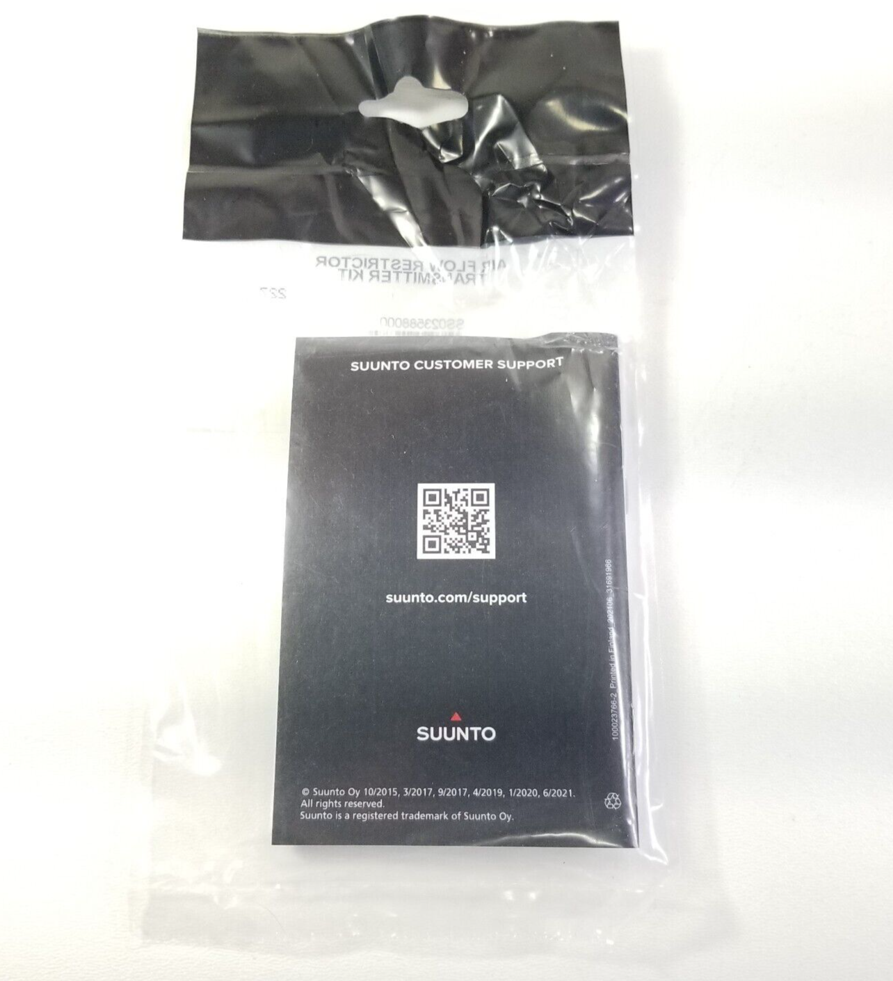 SUUNTO WIRELESS TANK PRESSURE TRANSMITTER Hoseless Scuba Dive Computer