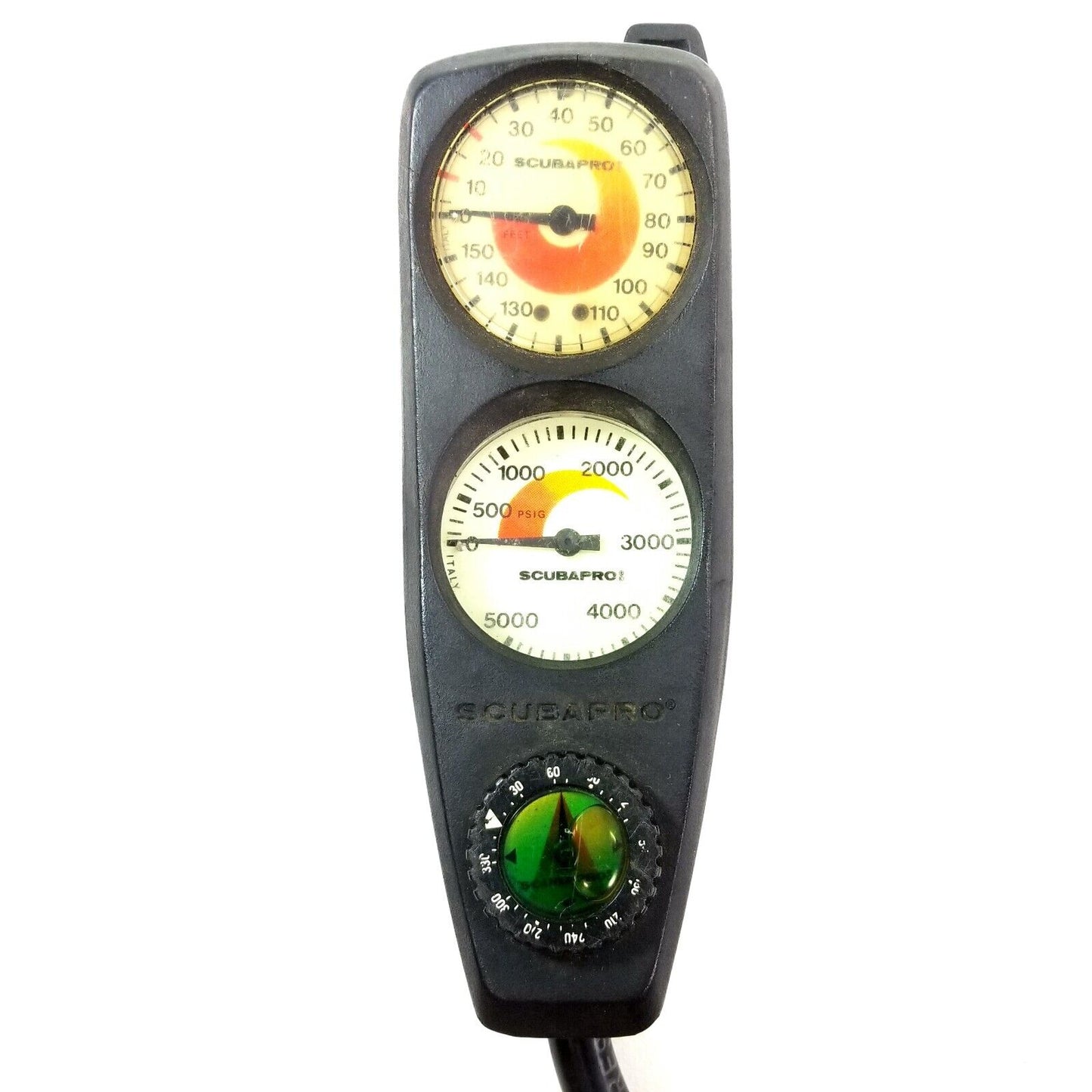 Scubapro Scuba Dive 2 Gauge Console 5000 SPG Pressure Gauge 150ft Depth #5029