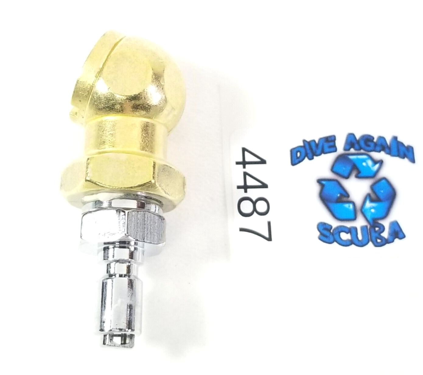 Scuba Diving Tire Inflator Air Filler Adapter for Standard BCD Inflator QD Hoses