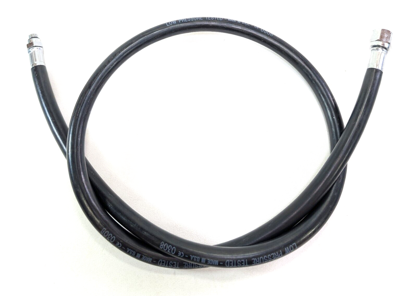 New 46" Regulator Hose w 3/8" Male Threads Scuba Dive Diving Low Pressure 48" 4'4