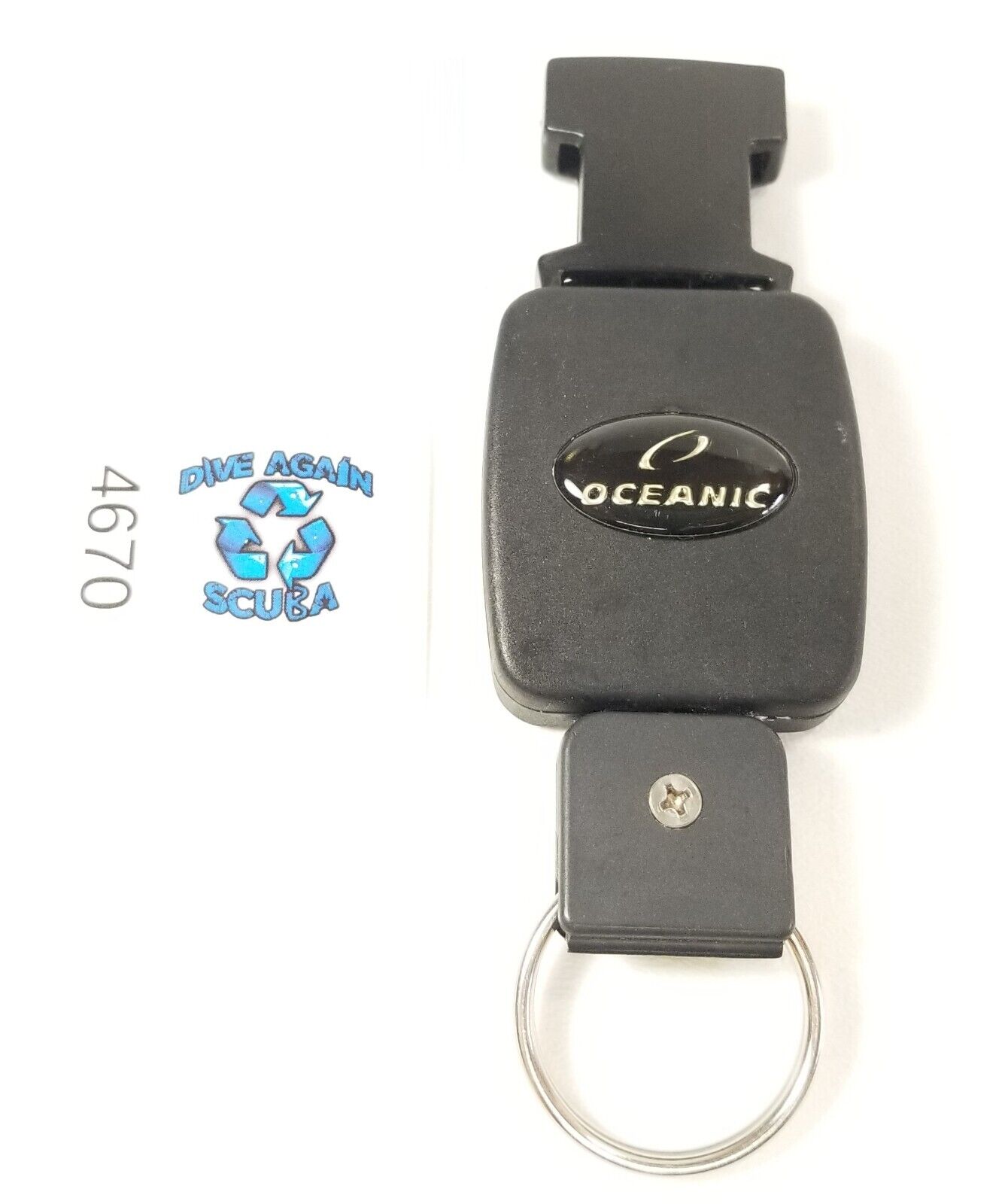 Oceanic Underwater Scuba 35" Retractor Dive Regulator Console Computer #4670