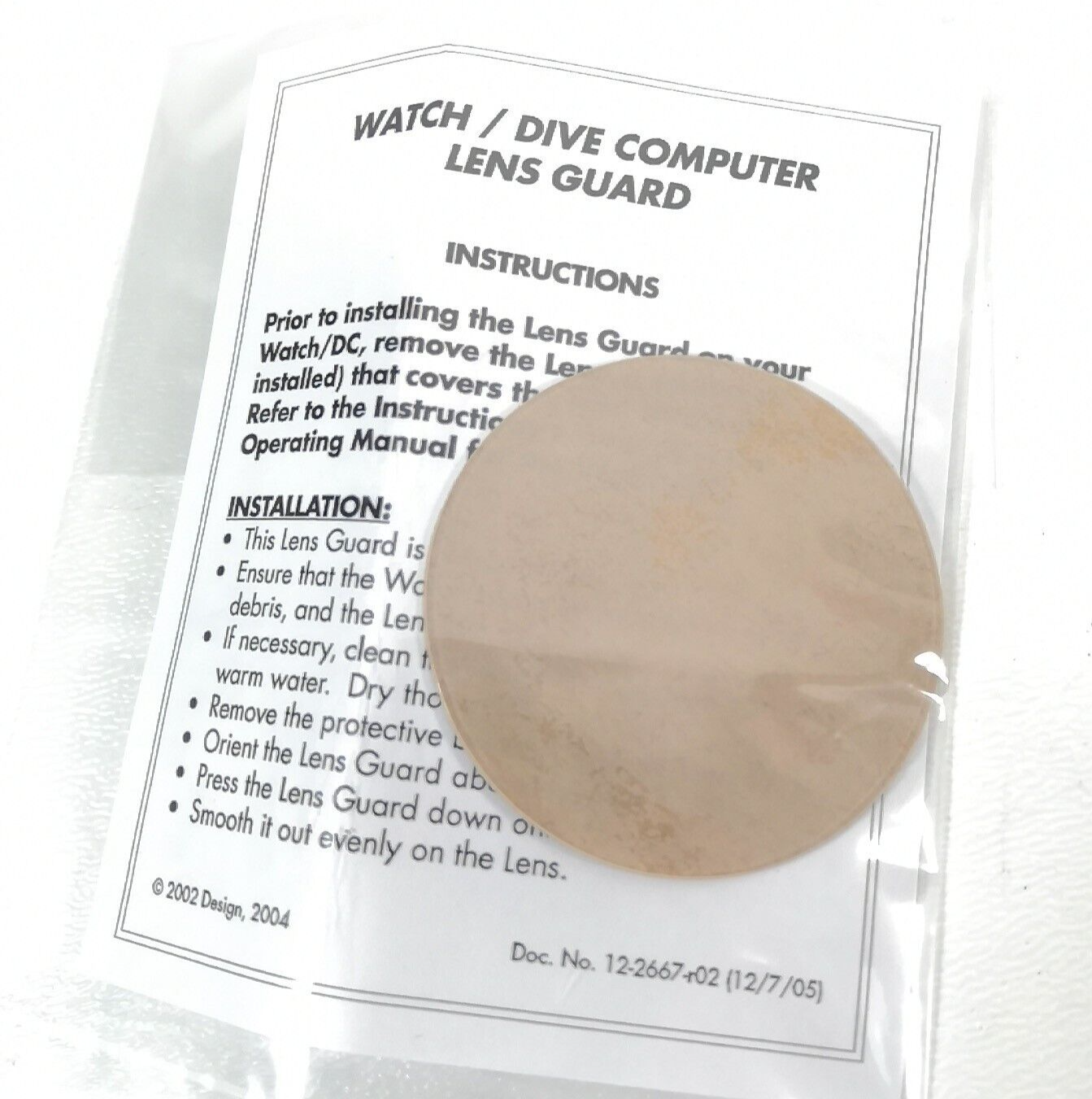 Oceanic Atom 3 & BUD Lens Protector Cover Scuba Dive Computer Screen Guard2