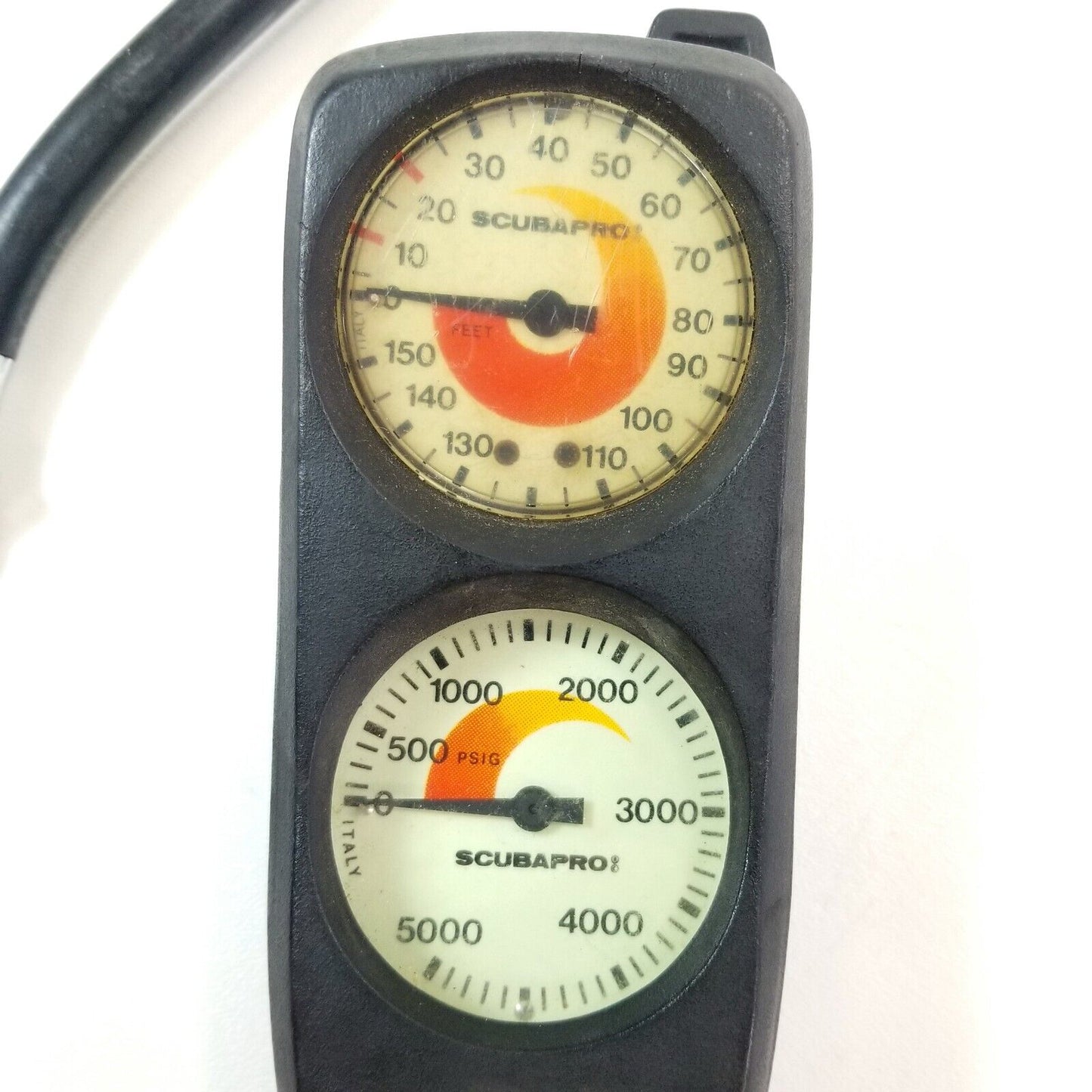Scubapro Scuba Dive 2 Gauge Console 5000 SPG Pressure Gauge 150ft Depth #5029