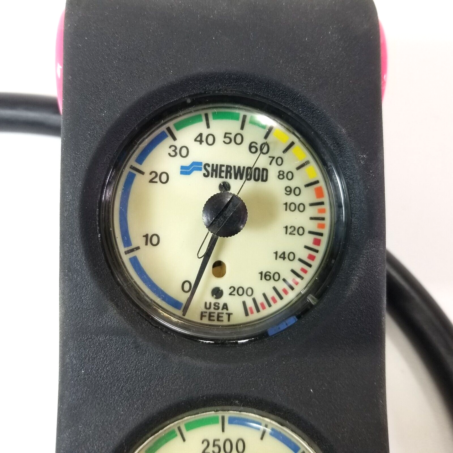 Sherwood Scuba Dive 3 Gauge Complete Console Genesis 4500 SPG 200ft Depth #4968