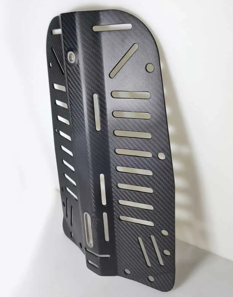 Carbon Fiber Backplate Ultralight Light Weight Scuba Dive Side Mount Doubles BCD8