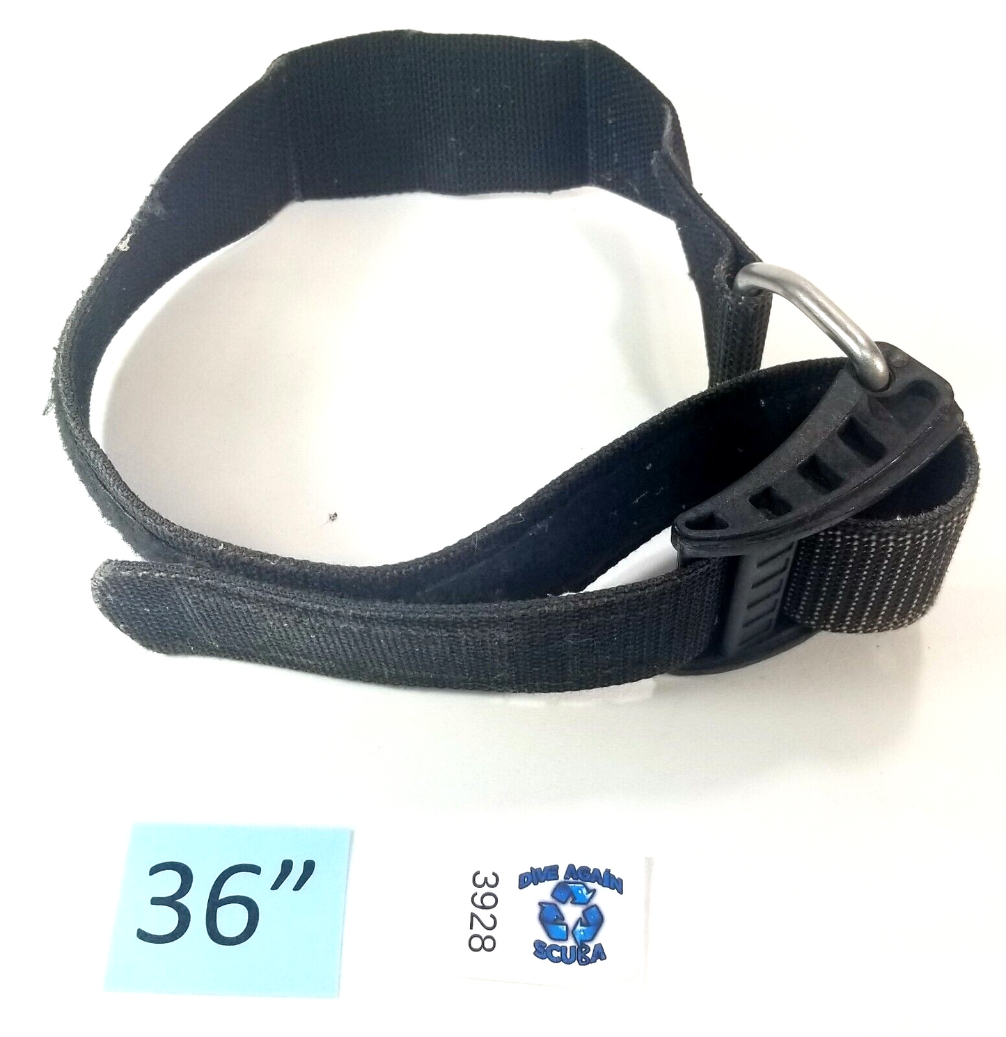 Cam Strap Adjustable BCD Tank Cylinder Strap Band, Buckle Scuba Diving Black 2"