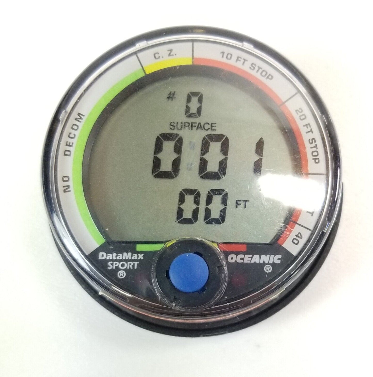 Oceanic Datamax Sport Puck Scuba Dive Computer + Manual NICE!!!            #5070