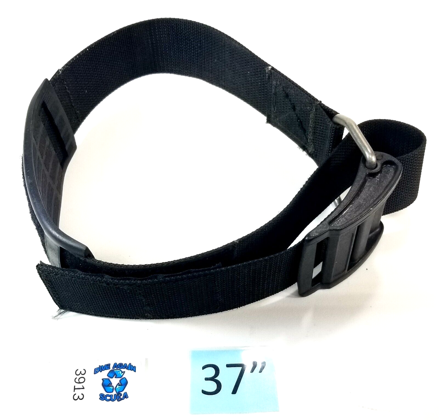 Cam Strap Adjustable BCD Tank Cylinder Strap Band, Buckle Scuba Diving Black 2"