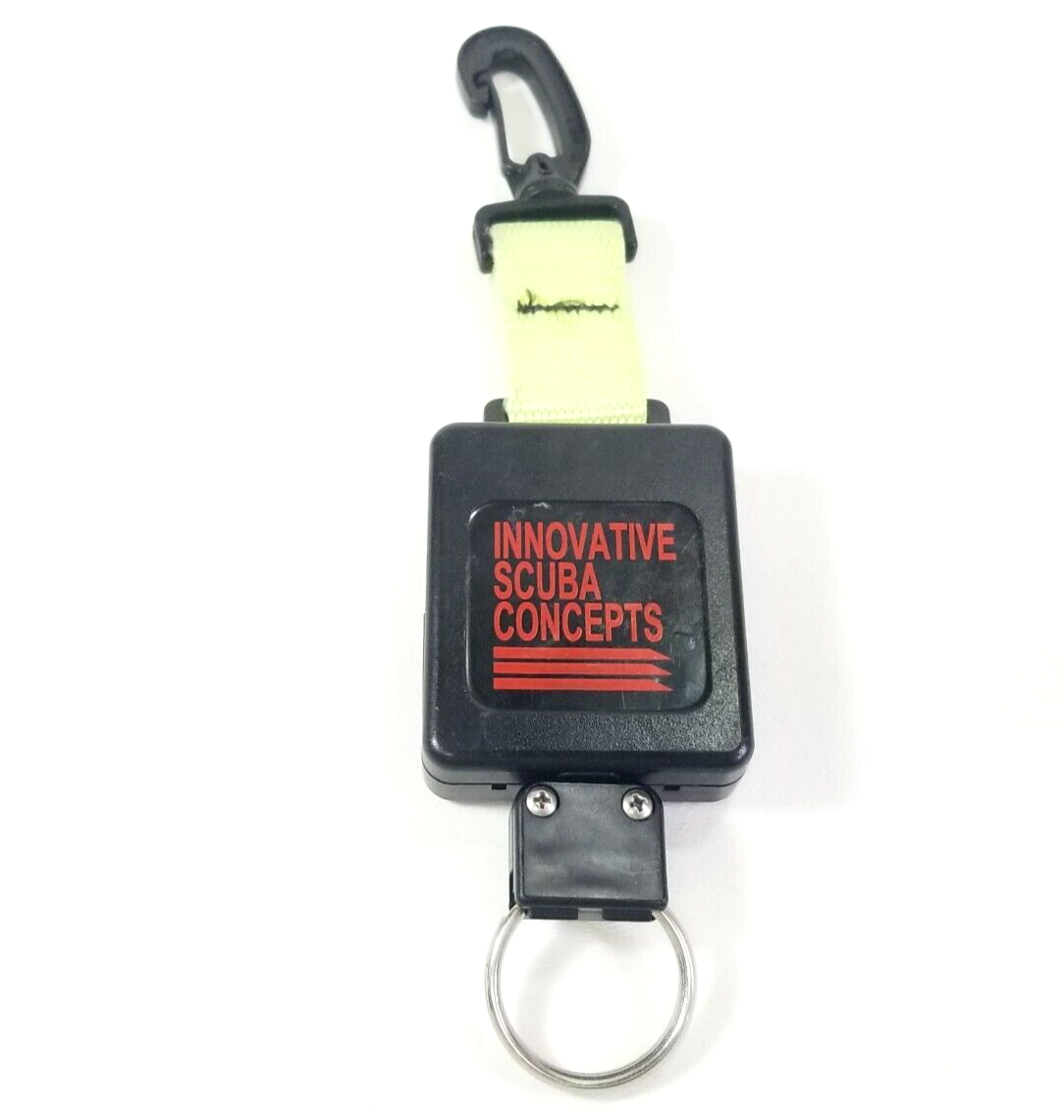 32" Innovative Scuba Concepts Retractor Dive Console Computer Retracter    #4526