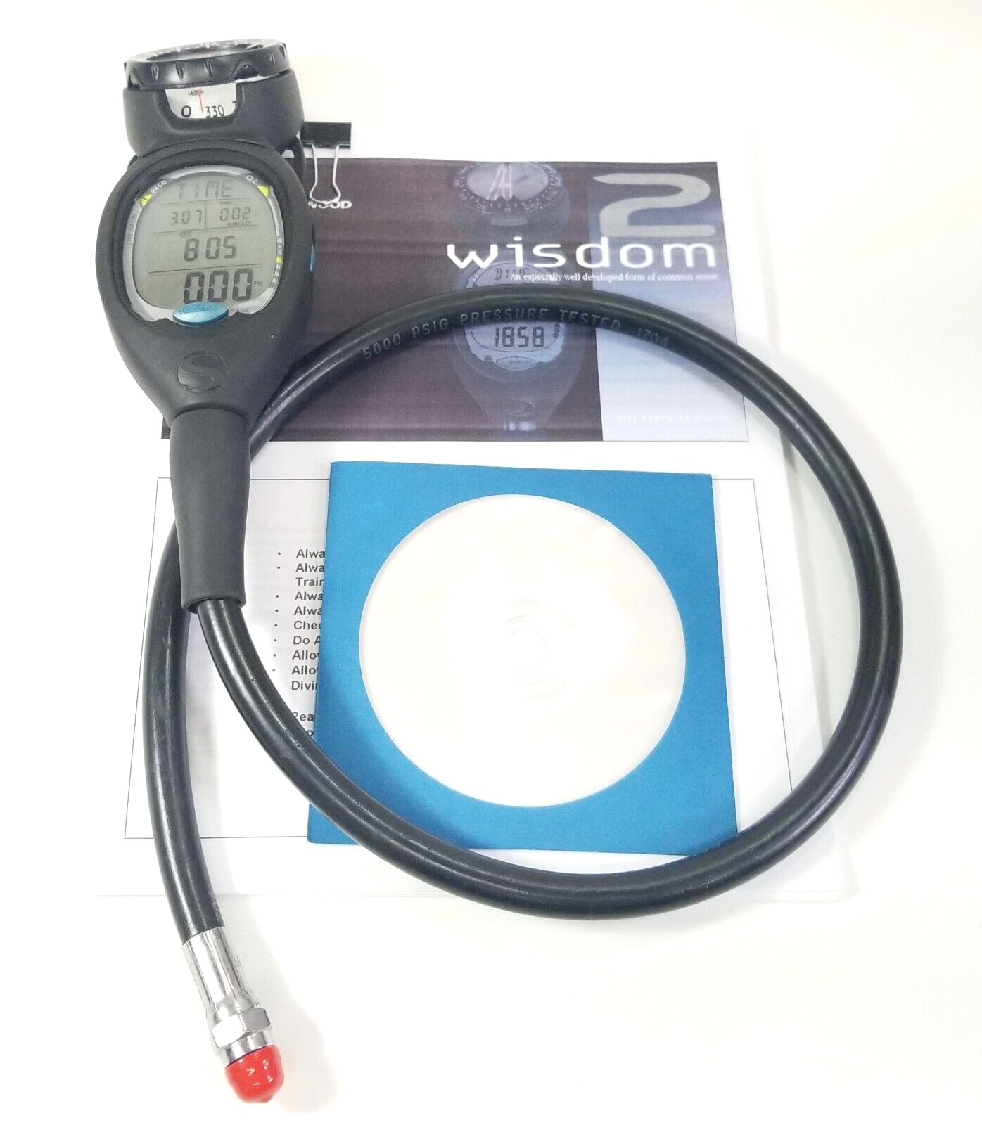 NEW Sherwood WISDOM 2 Air Integrated Scuba Dive Air & Nitrox Computer + Compass