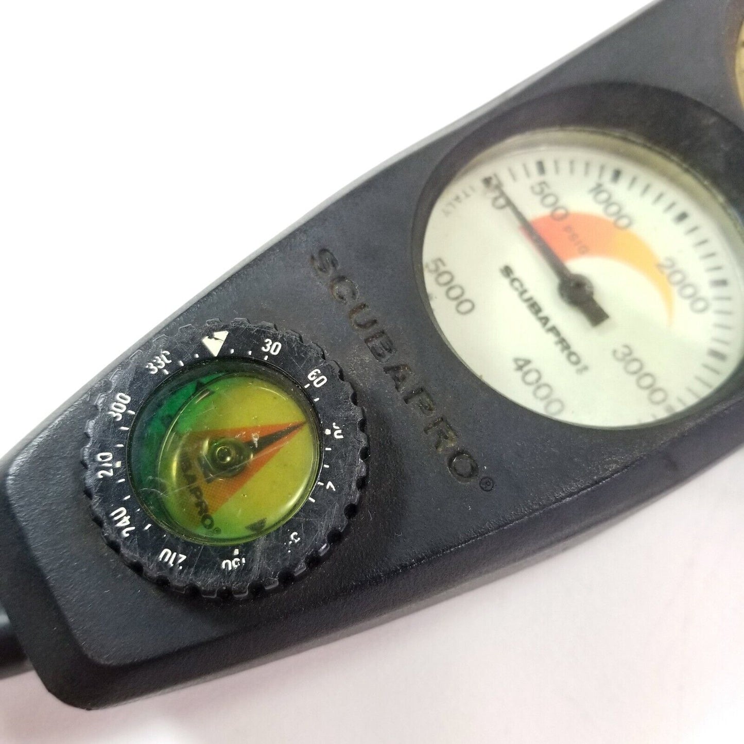 Scubapro Scuba Dive 2 Gauge Console 5000 SPG Pressure Gauge 150ft Depth #5029