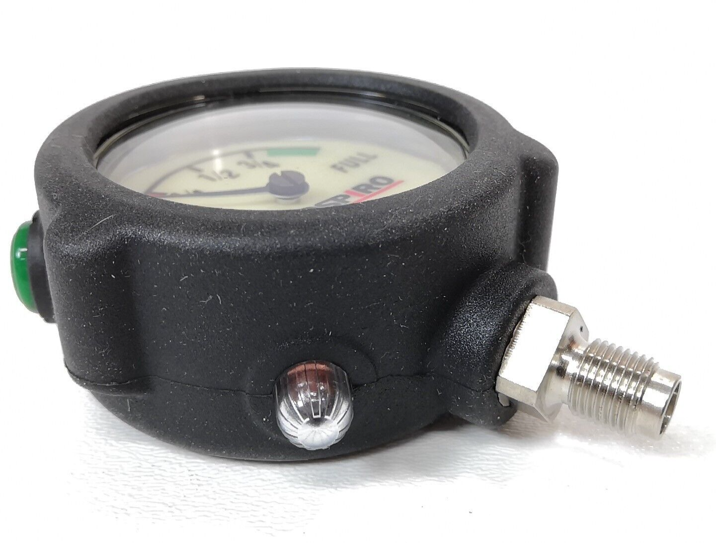 Interspiro SCBA Resipirator 117 Pressure Gauge Visual Alarm Light 2216 PSIG 32916