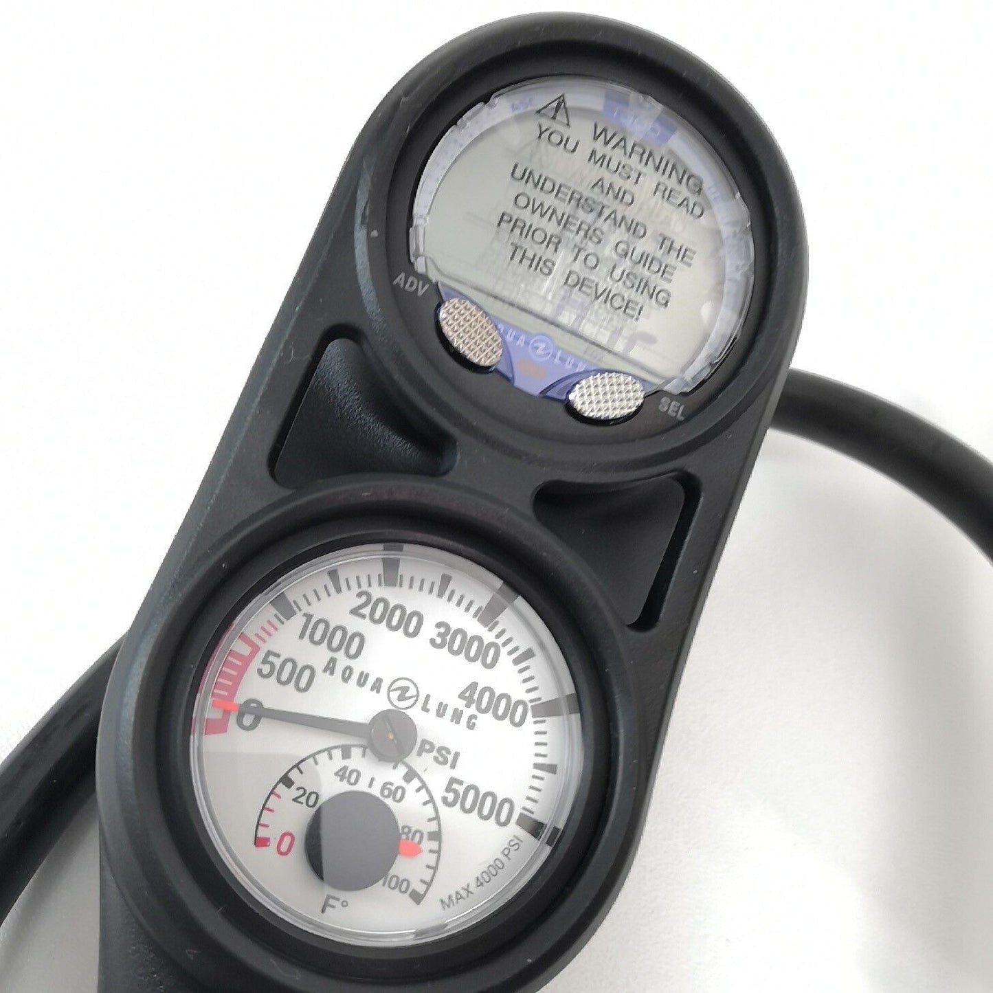 NEW Aqua Lung i300 DC 2 Gauge Computer Console Scuba Diving Air and Nitrox