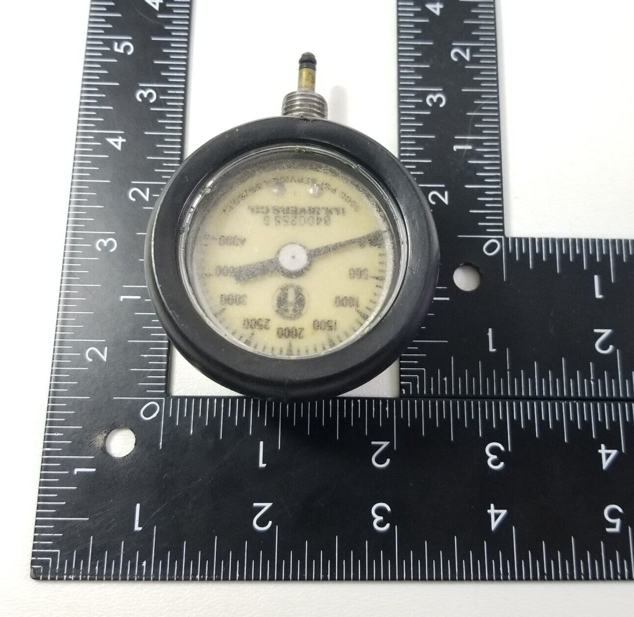 US Divers Aqua Lung 4000 PSI SPG Submersible Pressure Gauge Scuba Vintage 4200