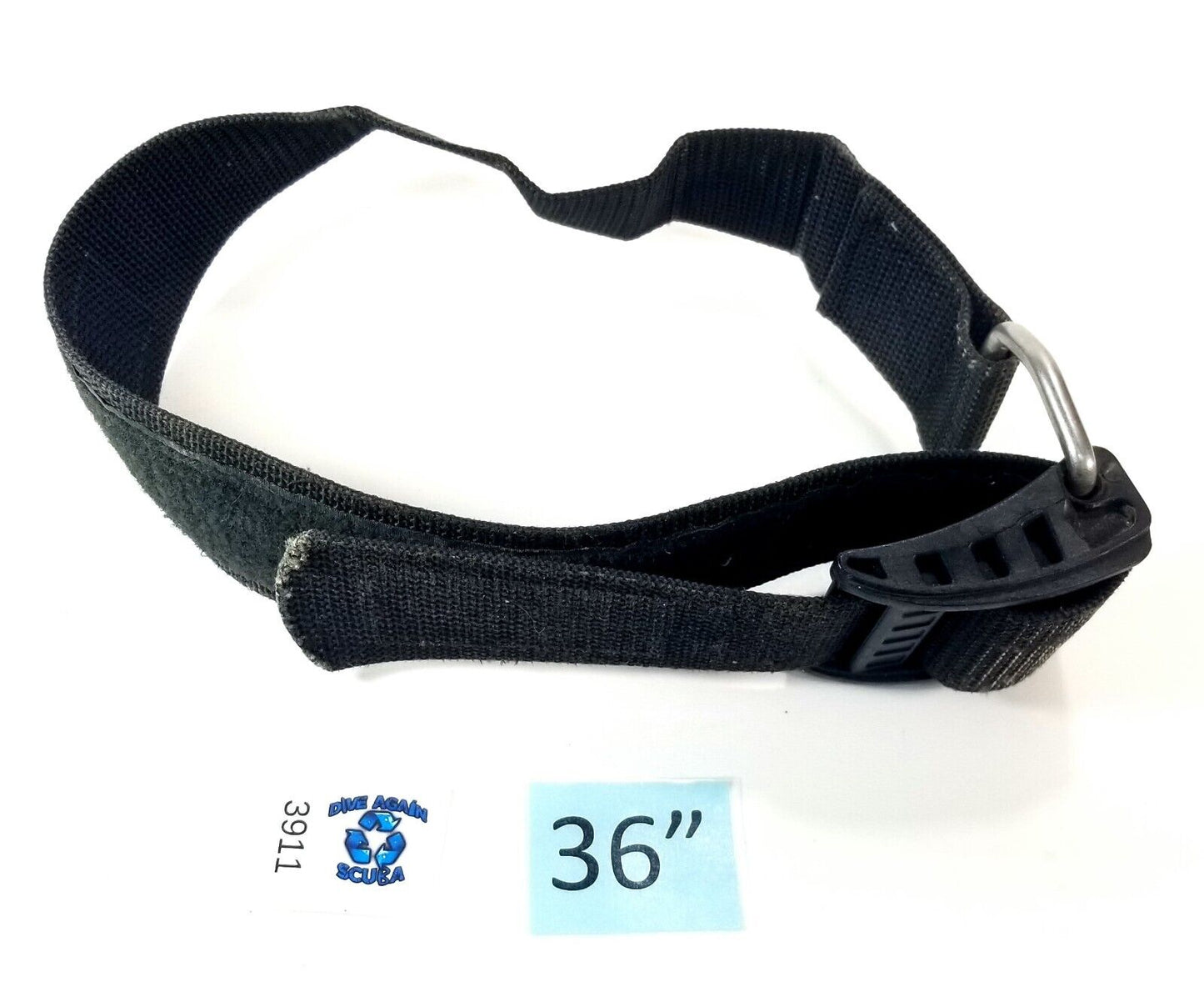 Cam Strap Adjustable BCD Tank Cylinder Strap Band, Buckle Scuba Diving Black 2"