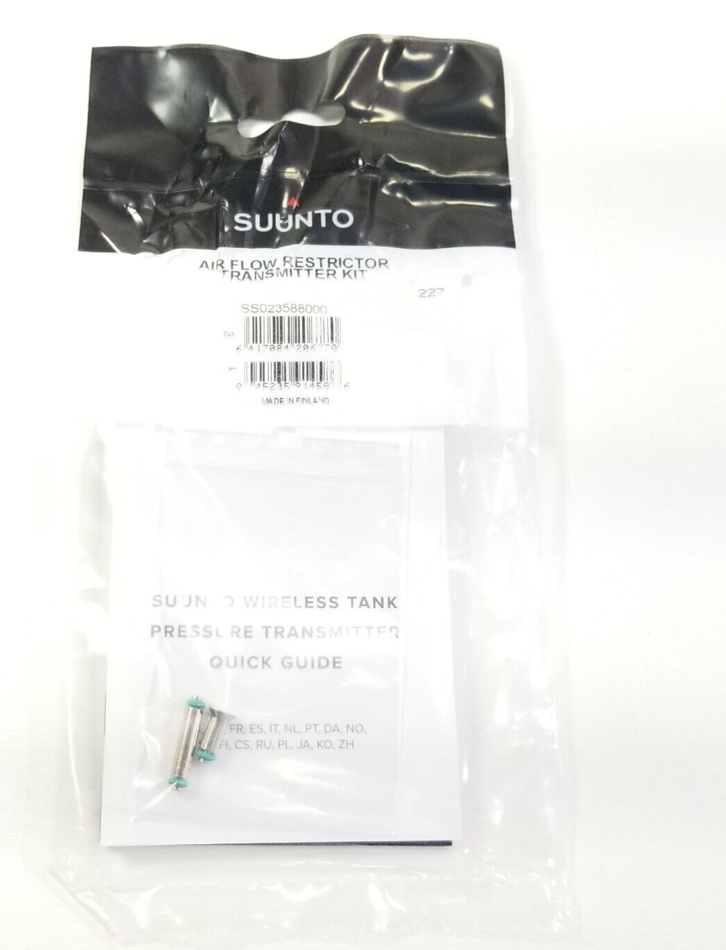 SUUNTO WIRELESS TANK PRESSURE TRANSMITTER Hoseless Scuba Dive Computer