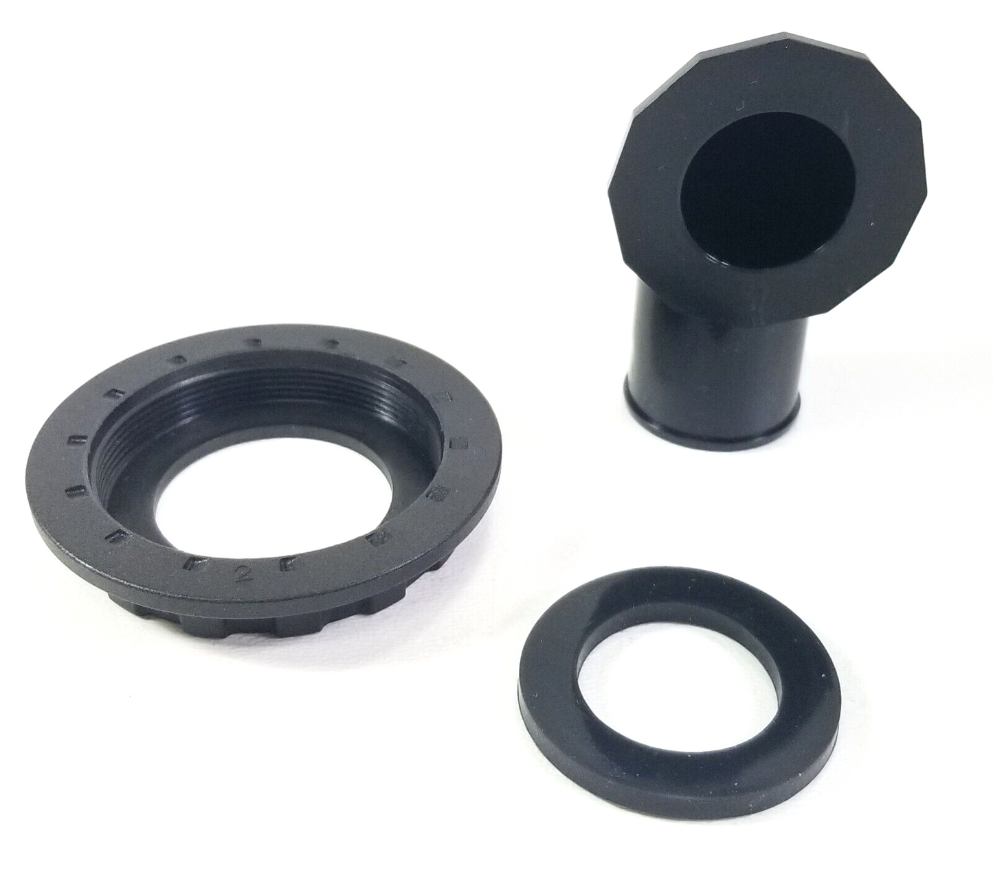 Dive Rite Scuba BCD Shoulder Elbow + Gasket 1" Corrugated BC, Wing Inflator Hose