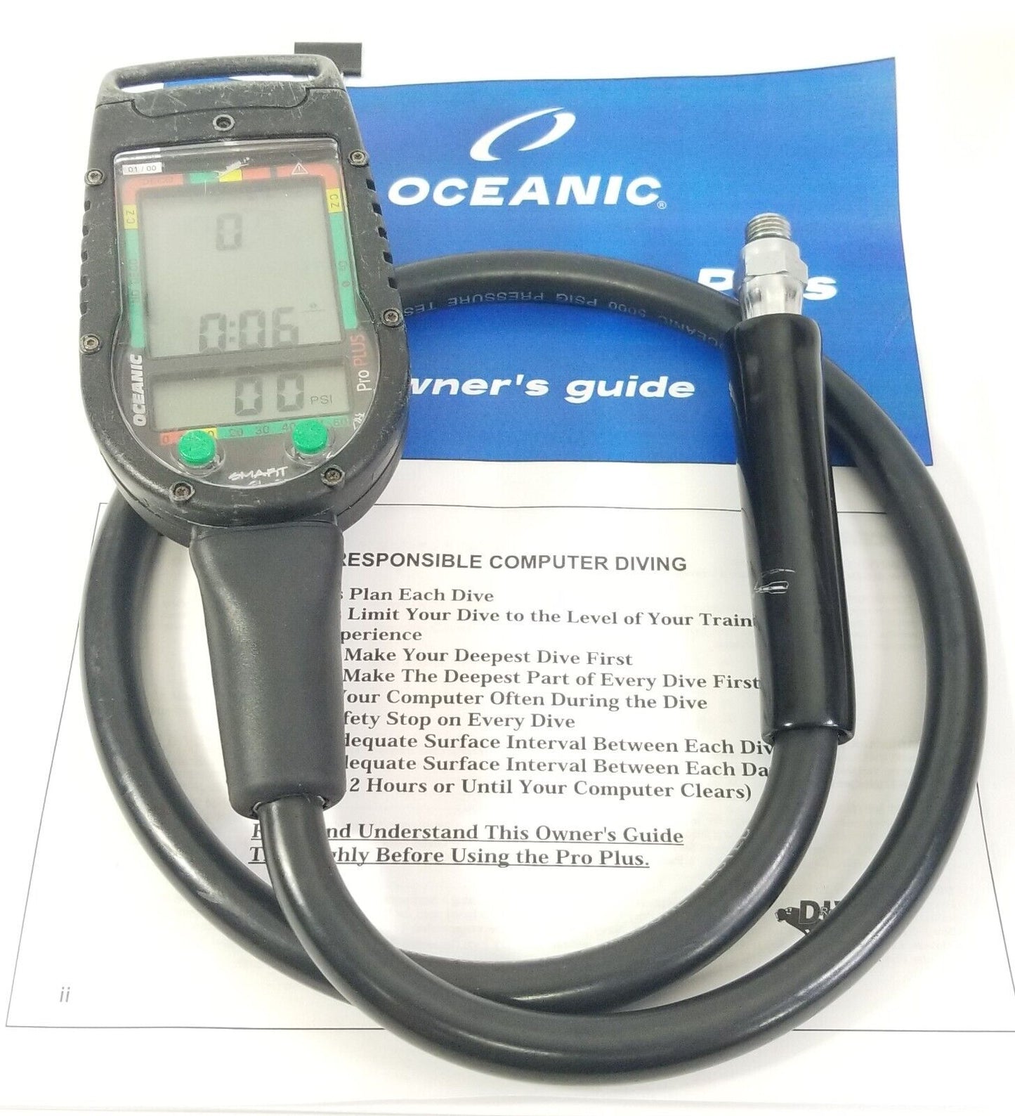 Oceanic Datamax Pro Plus SCUBA Dive Air Integrated Dive Computer Nitrox    #4556