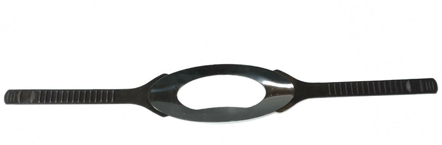 Aeris / Oceanic Mask Strap  Silicone Black Scuba Dive Snorkel CompuMask DataMask