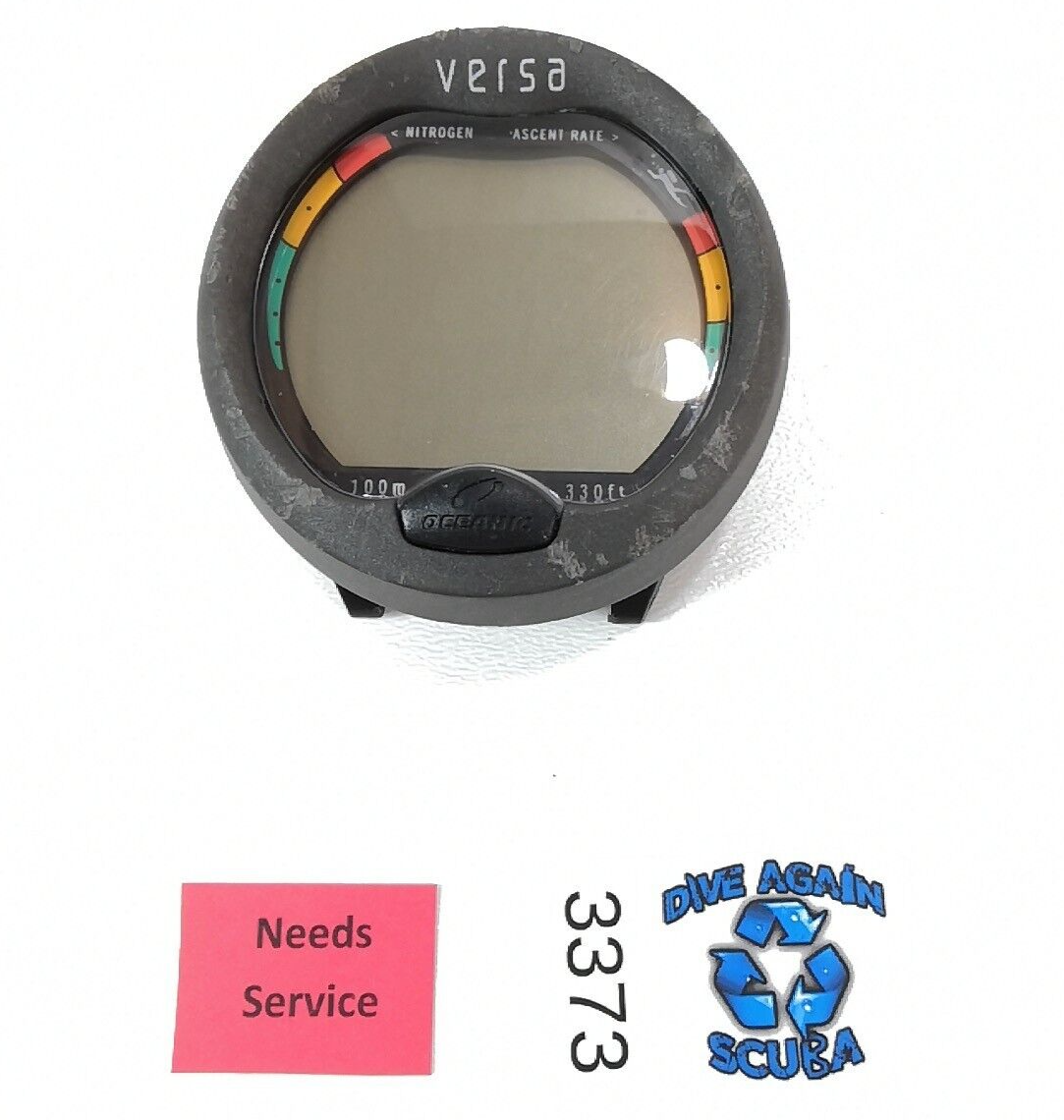 Oceanic Versa Wrist Scuba Dive Computer Puck As-Is #3373