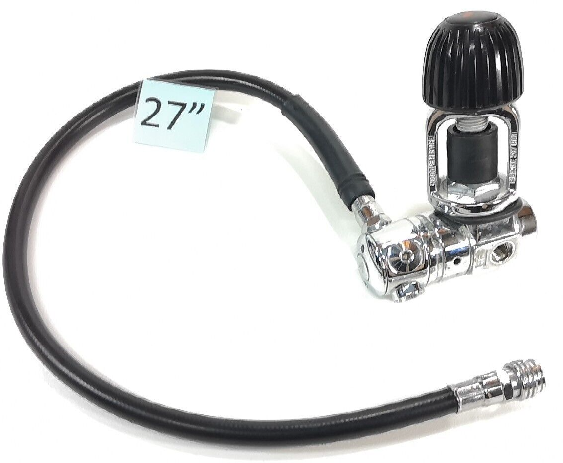 Sea Quest Infinity Yoke 1st Stage Scuba Dive Regulator + 27" Inflator Hose #3680