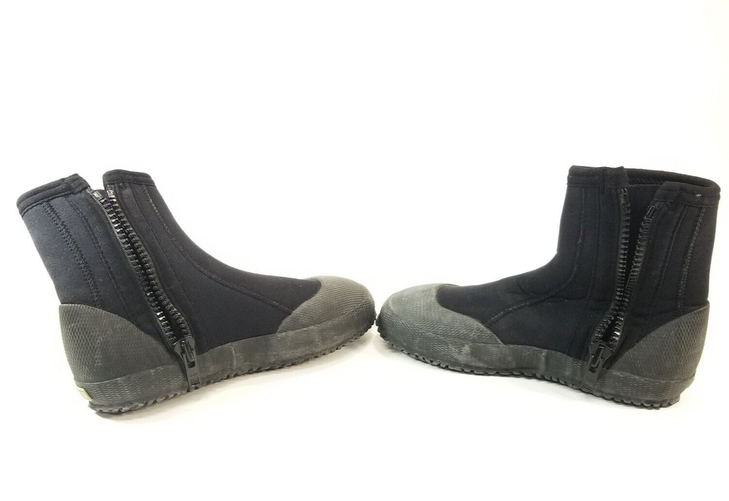 Tilos Titanium Zipper Neoprene Booties Boots 3mm SIZE 6 Scuba Dive