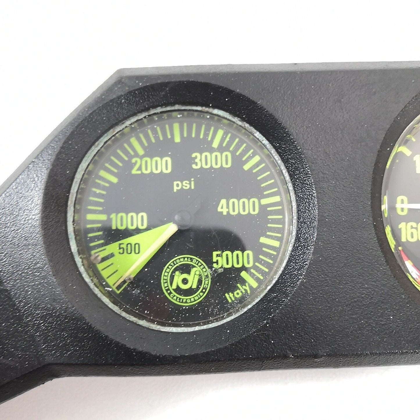 IDI Scuba Dive 2 Gauge Twin Console 5000 Pressure Gauge SPG 160ft Depth #3423