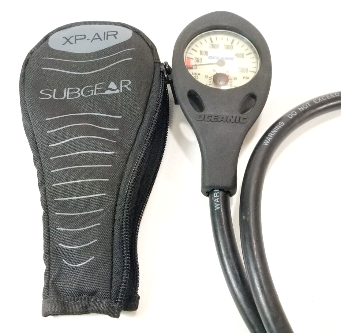 Subgear XP-Air Padded Scuba Dive Pressure Gauge SPG or Console Computer Case