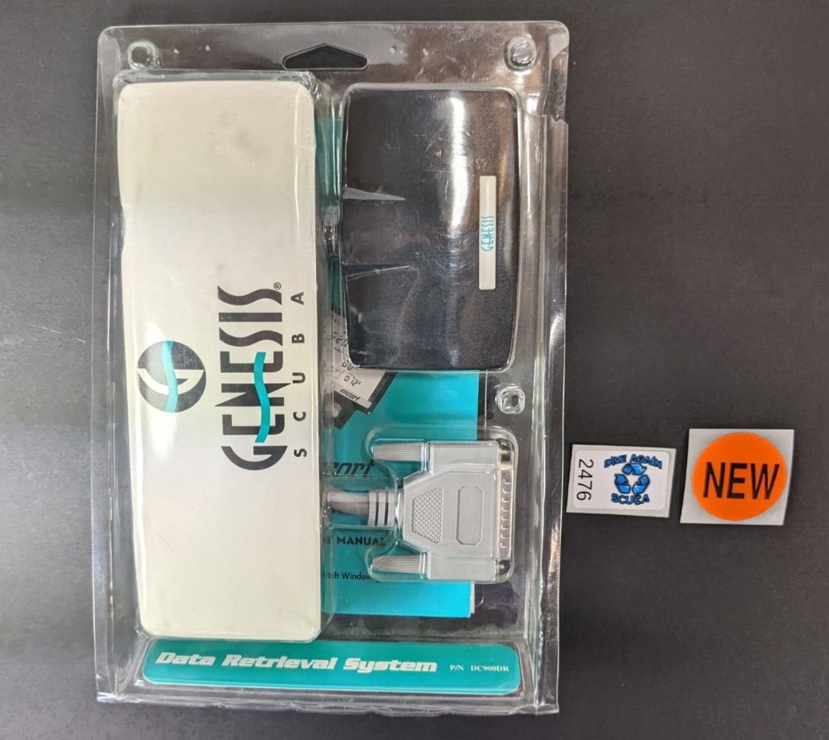 Interface Download Data Cable Genesis Escort Scuba Dive Computer Windows 3.1, 95