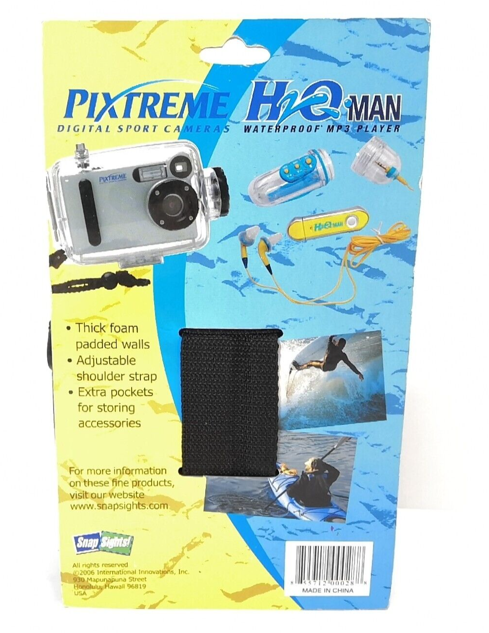 Intova SnapSights Neoprene Case Bag Neoprene Camera Pouch Scuba Dive Computer