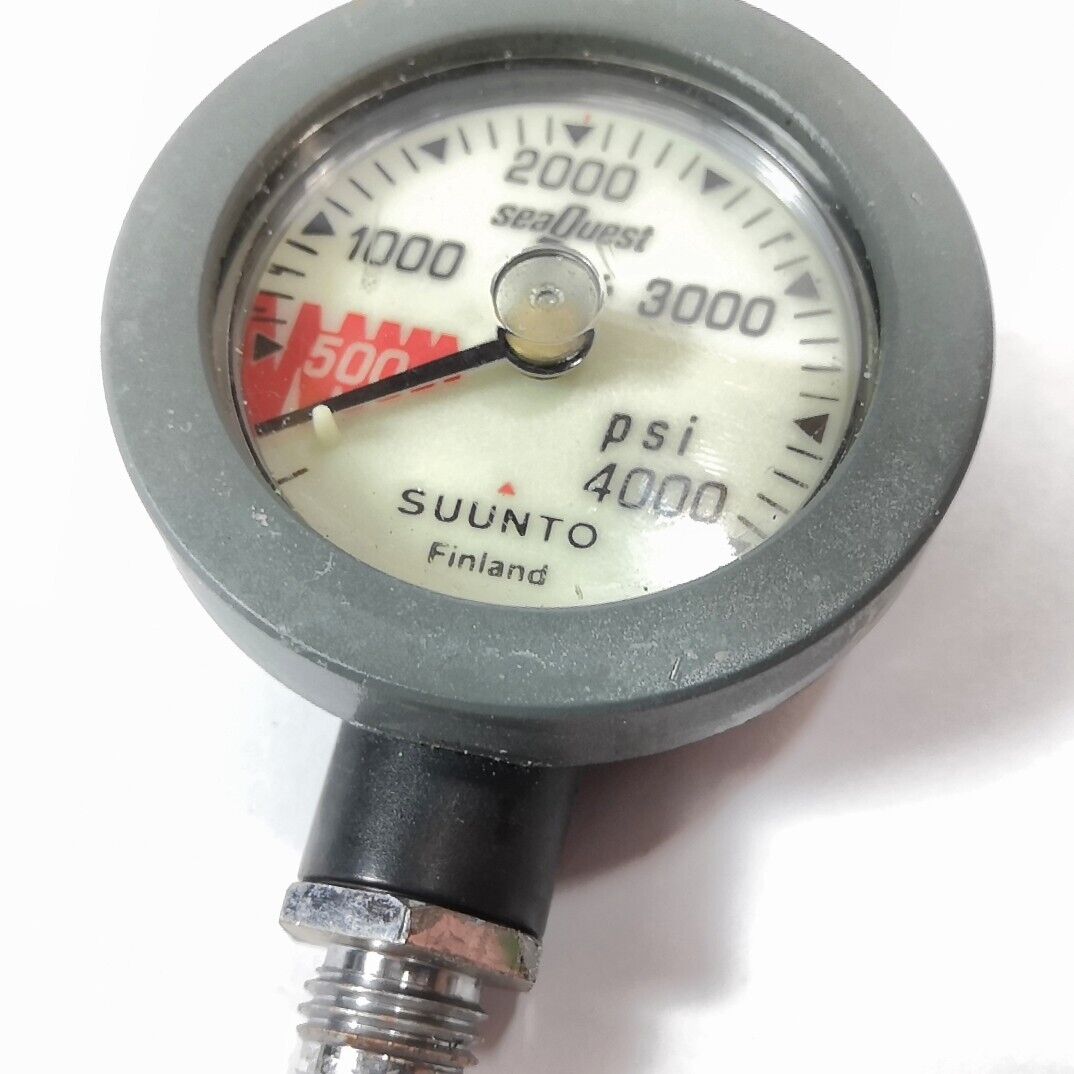 Suunto SeaQuest SM-26 2in 4000 PSI SPG Submersible Pressure Gauge Scuba Dive 2"
