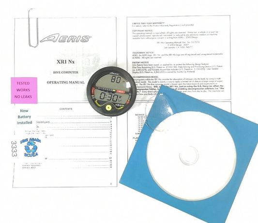 Aeris XR1-nx Scuba Diving Puck Module Computer Air and Nitrox XR1 NX       #3333