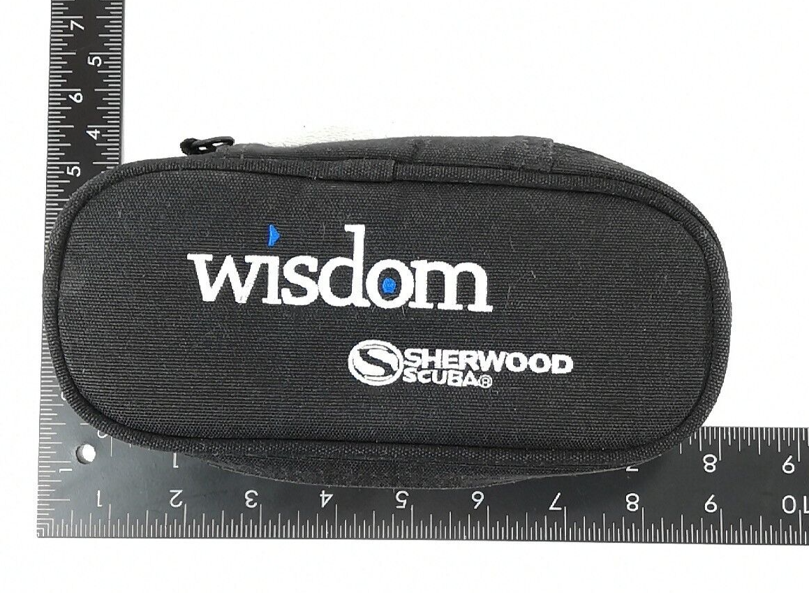 Sherwood Wisdom Padded Scuba Dive Console Computer Pocket Protector Case Diving