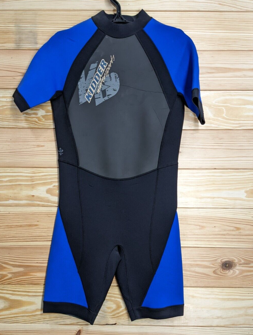 Kidder 3mm Blue / Black Shorty Size Youth Large Scuba Dive WetSuit  NICE!!
