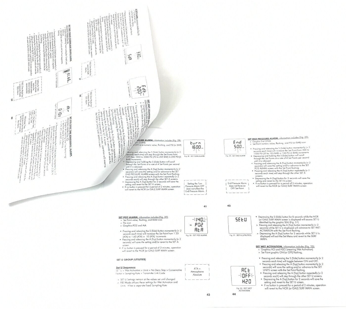 Oceanic DataMask Scuba Dive Wireless Computer Operating Manual Printed Data Mask