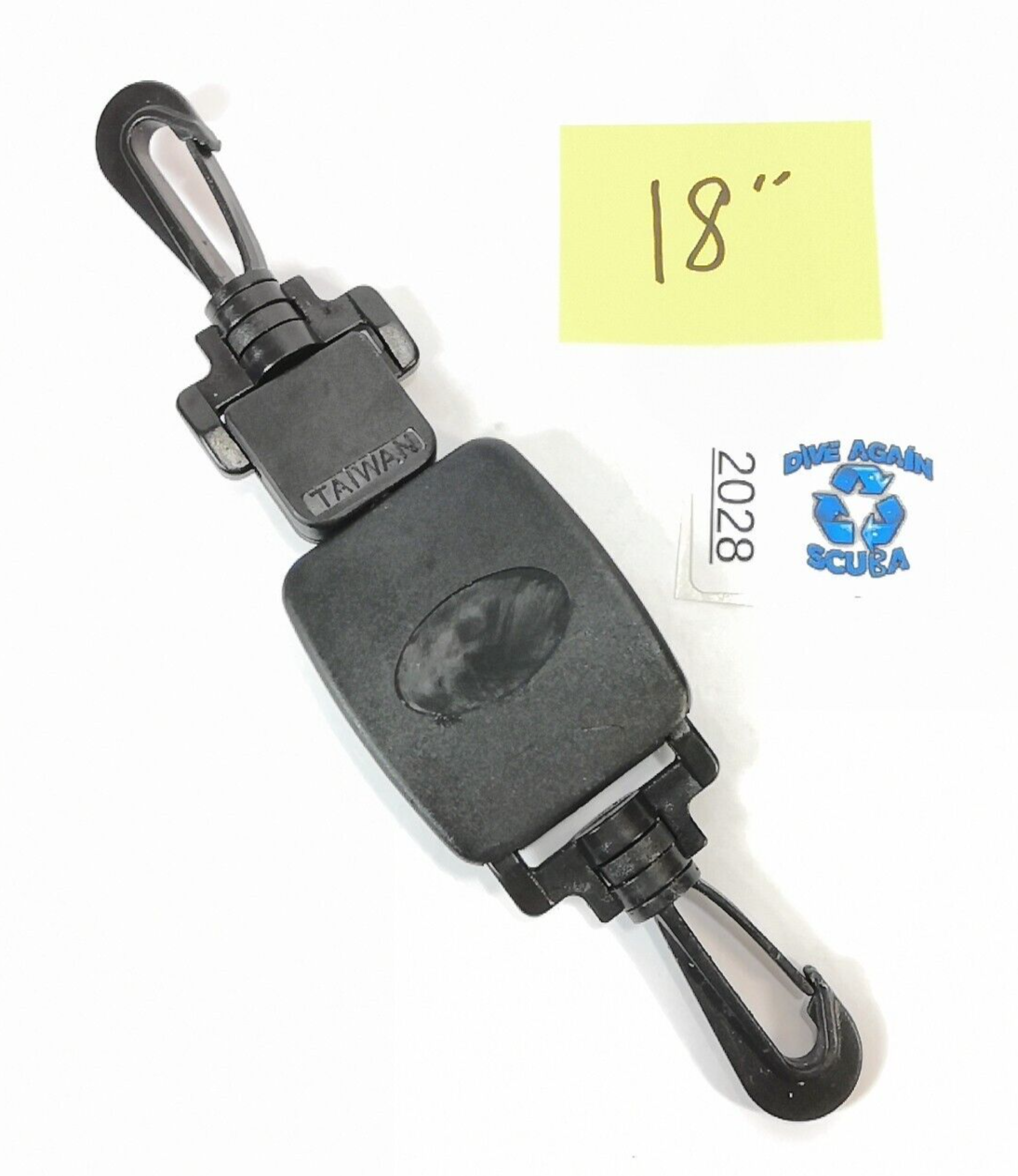 Aeris Underwater Scuba 18" Retractor Dive Regulator Console Computer #2058