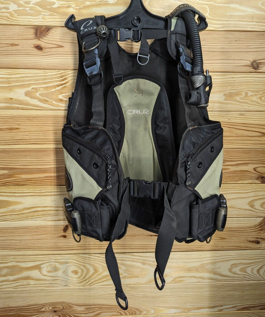 Oceanic Cruz Scuba Dive Weight Integrated BCD BC Size Small, SM, S AIR TIGHT