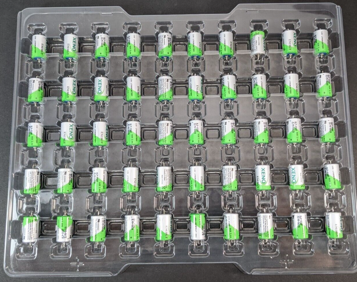 50x XENO XLP-050F BATTERY 1/2 AA 3.6V LITHIUM + Axial Pins ER14250, LS14250