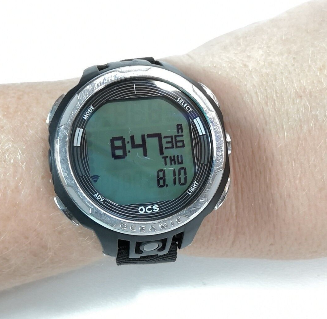 Oceanic OCS Wrist Watch Scuba Dive Computer Wireless Air & Nitrox 0 Dives  #3304