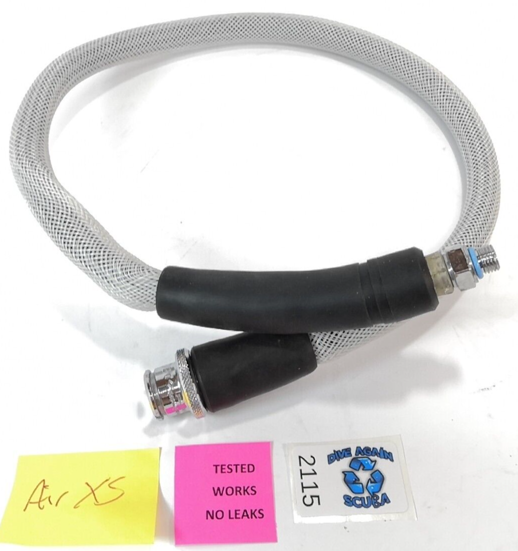 Oceanic Air XS Inflator, QD Ocean Reef Hose Aqua Lung Air Source 30" 30in Scuba