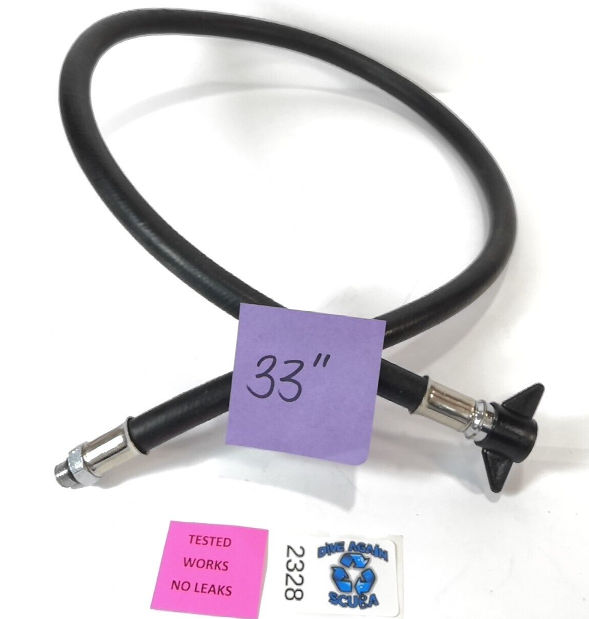 Standard Easy Release Dry Suit or BC BC Inflator Hose 33" Scuba Dive 36in  #2328