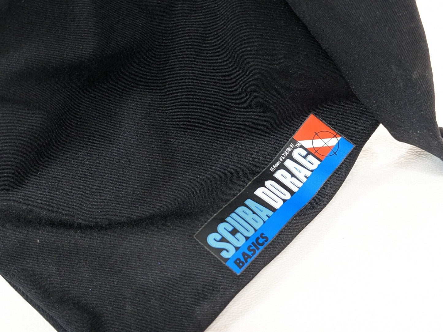 ScubaDoRag Dive Hood Hair Cover Womens Scuba Do Rag DoRag Black Flower