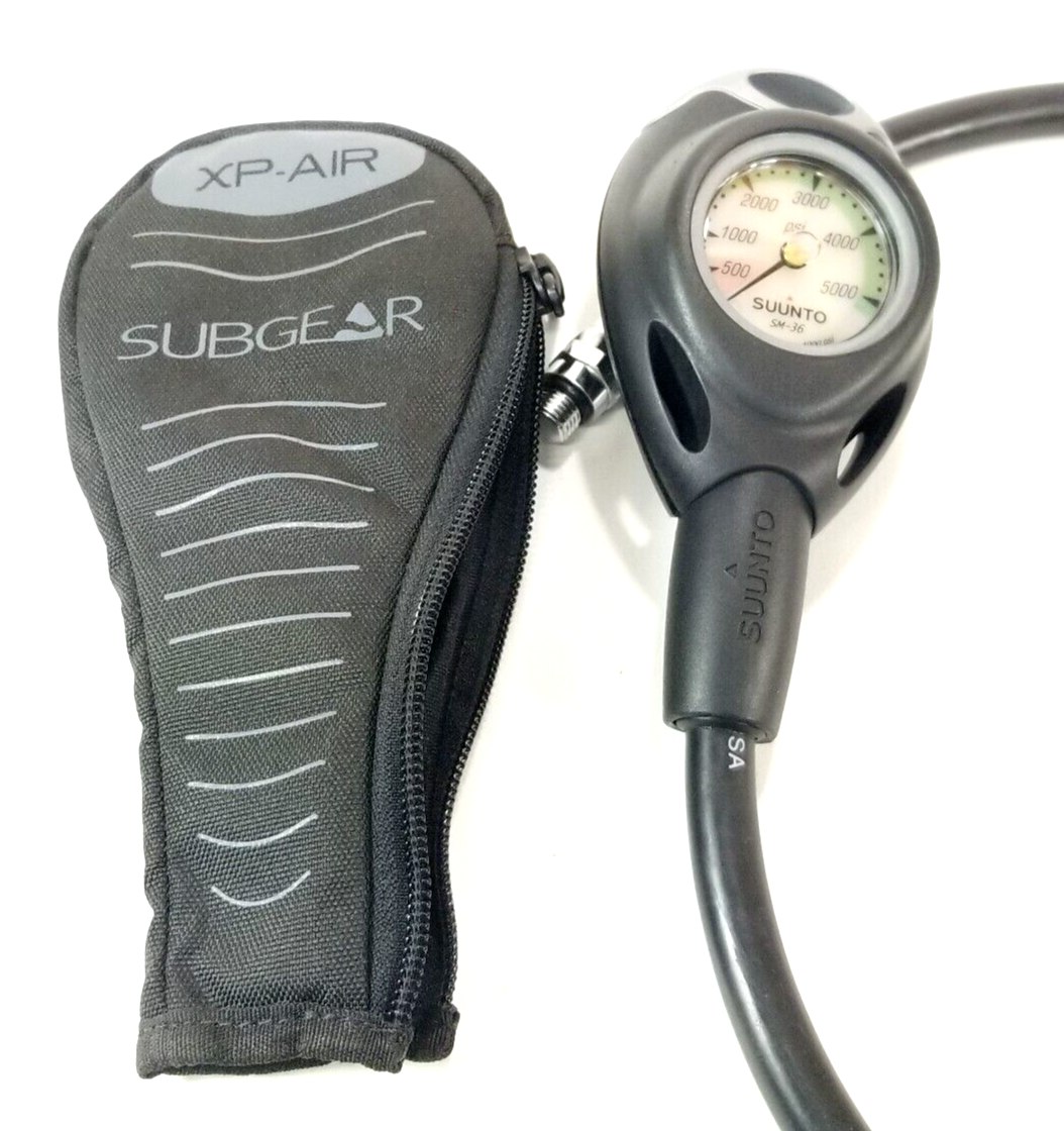 Subgear XP-Air Padded Scuba Dive Pressure Gauge SPG or Console Computer Case