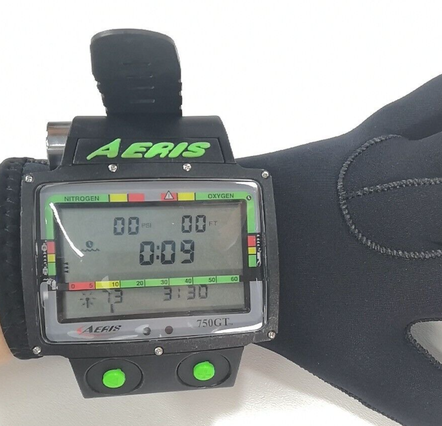 Aeris 750GT Wireless Hoseless Wrist Nitrox Scuba Dive Computer 750 GT Data Trans