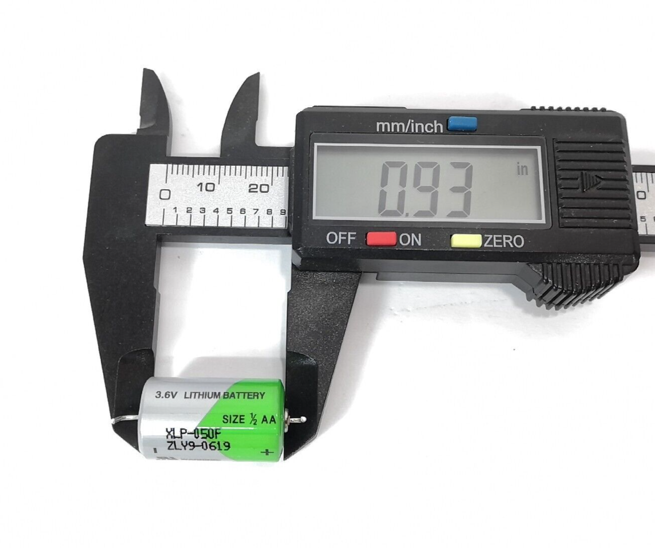 XENO XLP-050F BATTERY 1/2 AA 3.6V LITHIUM  XLP050F + Axial Pins ER14250, LS14250